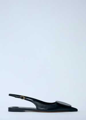 The Row Les Slingbacks Duelo Pumps Black row0259013