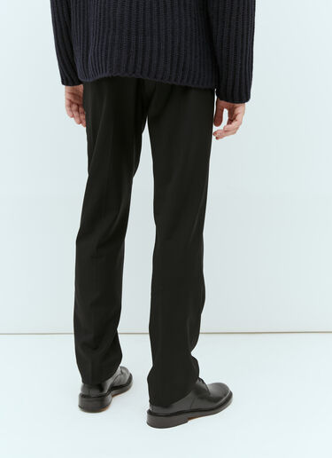 The Row Elijah Wool Pants Black row0154018