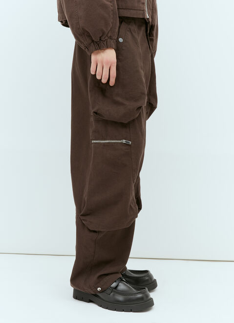 Jacquemus Le Cargo Croissant パンツ ブラック jac0151036