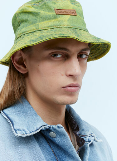 Acne Studios Denim Bucket Hat Yellow acn0153024