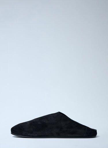 Hudson Suede Mules The Row Hudson Suede Mules Black row0162012