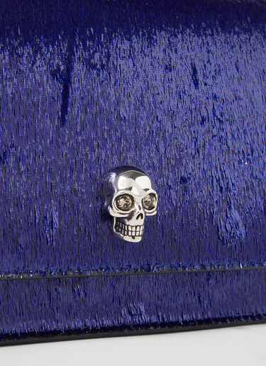Small Skull Shoulder Bag Alexander McQueen Small Skull Shoulder Bag Blue amq0252007