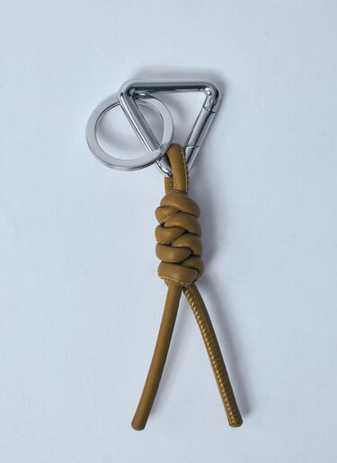 Bottega Veneta Triangle Knot Keyring Yellow bov0159016