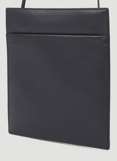 The Row Pocket Crossbody Bag Black row0152013