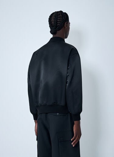 Satin Bomber Jacket Comme des Garçons Homme Satin Bomber Jacket Black cdh0162002