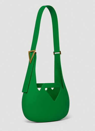 Bottega Veneta Punch Shoulder Bag Green bov0248020