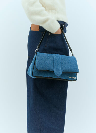 Le Bambimou Medium Shoulder Bag Jacquemus Le Bambimou Medium Shoulder Bag Blue jac0256073