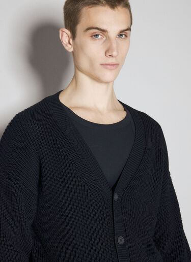 Han Kjøbenhavn Ribbed Knit Cardigan Black han0155003