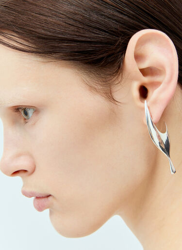 Milko Boyarov Cut-Out Drop Earrings Silver mkb0355002