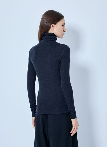 LN-CC® - RÓHE: Fine Merino Turtleneck - Dark Grey RÓHE Fine Merino Turtleneck Dark Grey roe0265010