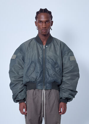 Rick Owens Secchia Flight Bomber Jacket Grey ric0166003