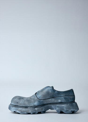 Acne Studios Buckle Leather Shoes Black acn0160013