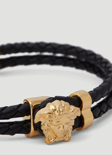 Versace Greca Chain Bracelet Black ver0149036