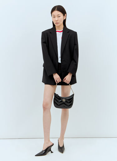GG 마몽트 스몰 숄더백 Gucci GG 마몽트 스몰 숄더백 블랙 guc0257143