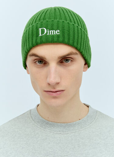 Dime Classic Fold Beanie Hat Green dmt0154025