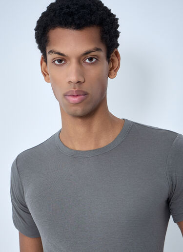 Rick Owens Crewneck T-Shirt Grey ric0163026