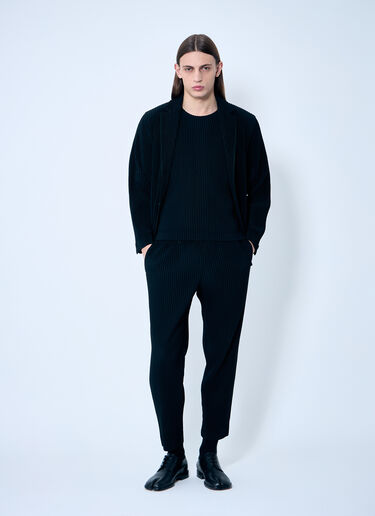 Homme Plissé Issey Miyake Pleated Pants With Belt Loops Black hmp0159014