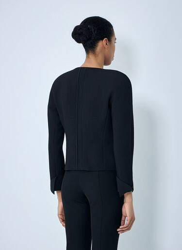 Collarless Fitted Jacket Chloé Collarless Fitted Jacket Black chl0264002