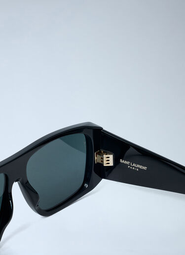 Logo Motif Sunglasses Saint Laurent Logo Motif Sunglasses Black sla0262060