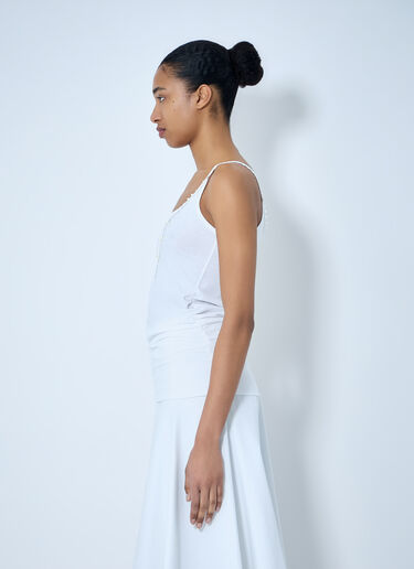 Ribbed Detail Camisole Jacquemus Ribbed Detail Camisole White jac0264021