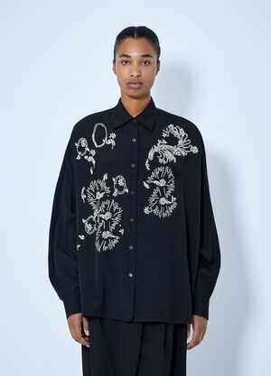 Dries Van Noten Casia Embellished Shirt Black dvn0264029