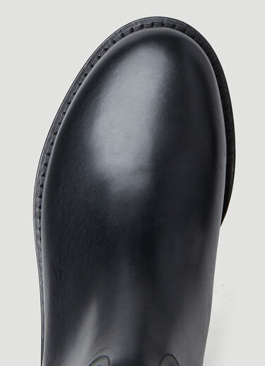 Ann Demeulemeester 라이딩 부츠 블랙 ann0252017