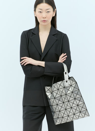 Lucent Metallic Tote Bag Bao Bao Issey Miyake Lucent Metallic Tote Bag Silver bao0255008