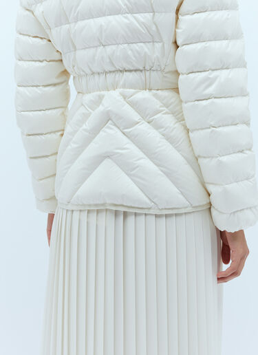 Moncler Abante Short Down Jacket White mon0255004