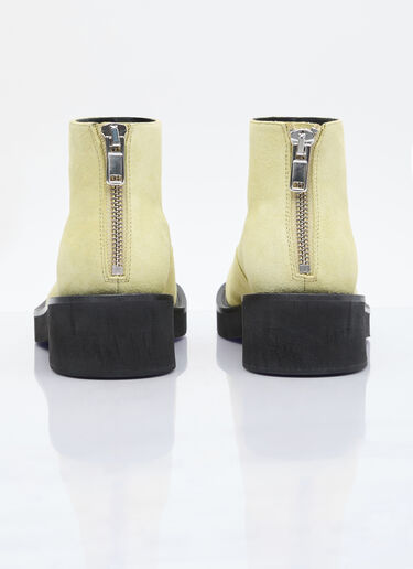 MM6 Maison Margiela Suede Ankle Boots Green mmm0155015