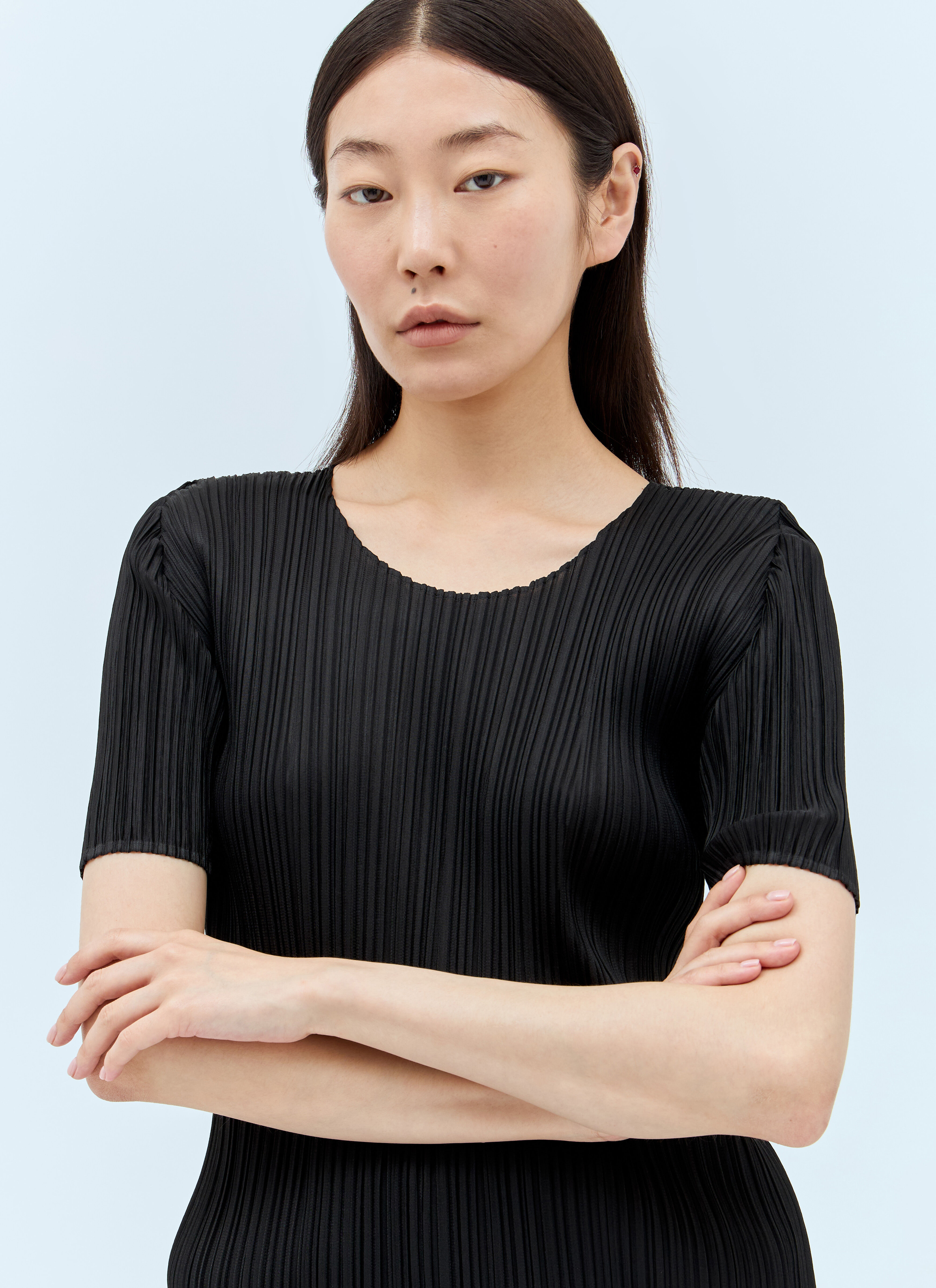 【国際ブランド】 Pleats Please Issey Miyake レディース 半袖プリーツトップス トップス