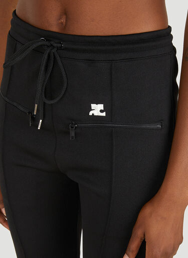 Courrèges Interlock Track Pants Black cou0249026
