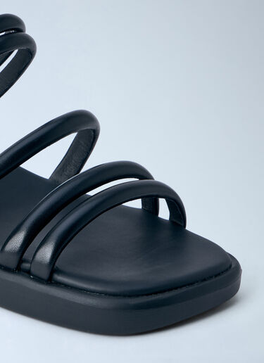 Strappy Wedge Sandals CAMPER Strappy Wedge Sandals Black cmp0264013