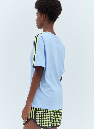 adidas by Wales Bonner 徽标刺绣 T 恤 蓝色 awb0357005