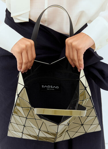 Bao Bao Issey Miyake Lucent Gloss Tote Bag Beige bao0258006