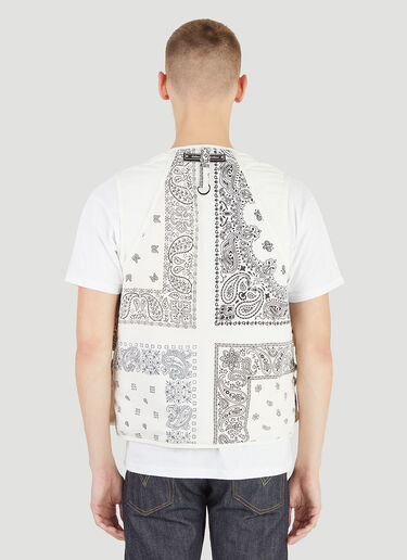 Children Of The Discordance Patchwork Sleeveless Jacket White cod0144003