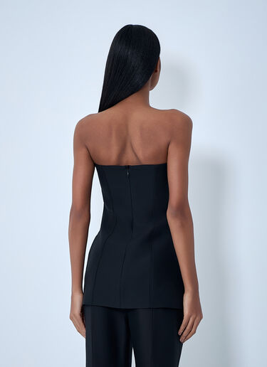 TOTEME Crepe Pocket Top Black tot0263018