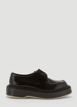 Buffalo Source x Herrensauna X Undercover Type 54C Mirror Derby Shoes Black bsh0155001