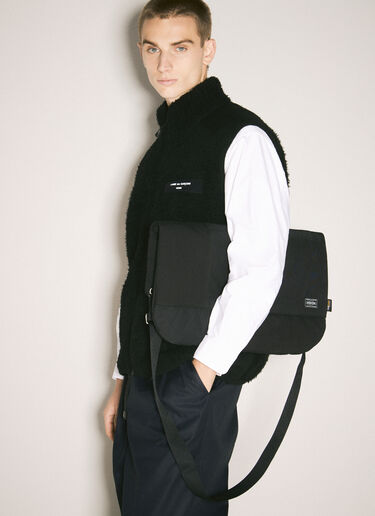 Comme des Garçons Homme 로고 패치 토트백  블랙 cdh0158006