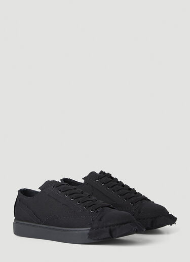 Yohji Yamamoto Raw Trim Sneakers Black yoy0250011