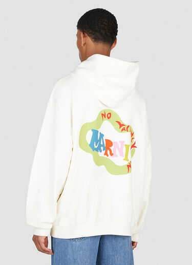 Ouroboros Snake Print Hooded Sweatshirt Marni x No Vacancy Ouroboros Snake Print Hooded Sweatshirt Cream mvy0153003