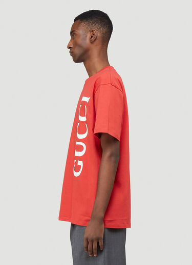 Gucci Logo T-Shirt Red guc0139029