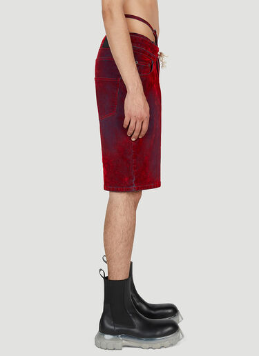 Ottolinger Double Fold Shorts Red ott0152006