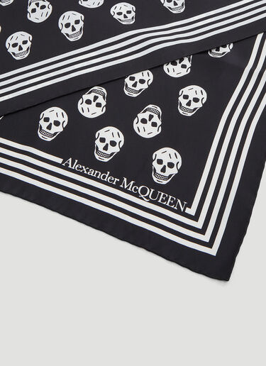 Alexander McQueen Biker Skull Scarf Black amq0147074
