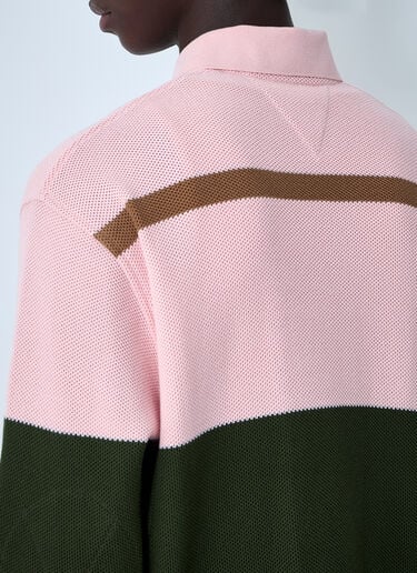 Jumbo Cotton Pique Stripe Polo Shirt Bottega Veneta Jumbo Cotton Pique Stripe Polo Shirt Beige bov0161005