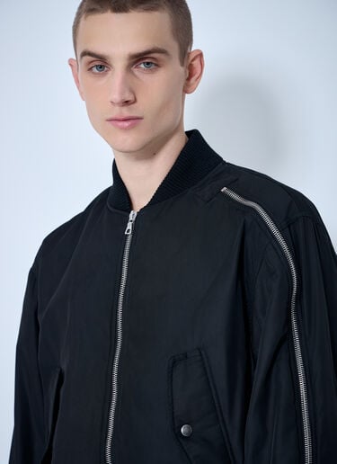 Dries Van Noten 尼龙飞行员夹克  黑色 dvn0160003