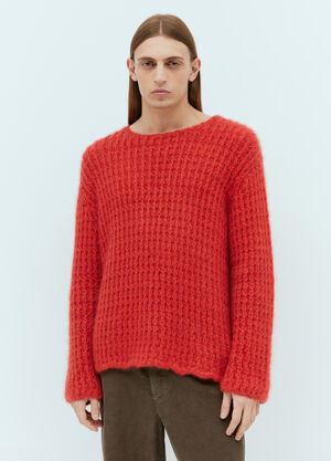 Moncler Grenoble Olen Cashmere Sweater Red mog0153013