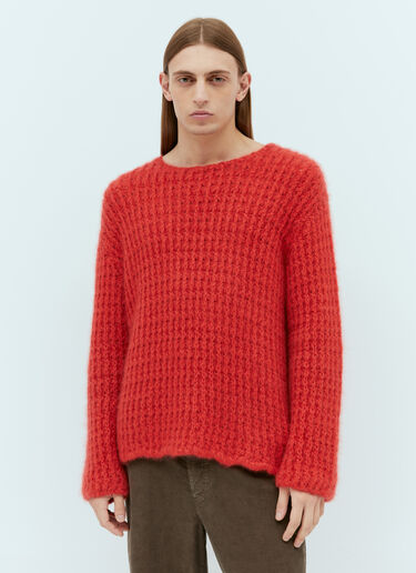 The Row Olen Cashmere Sweater Red row0154007