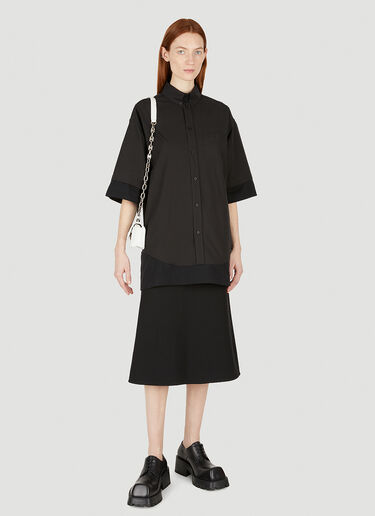 Balenciaga Oversized Shirt Black bal0248005