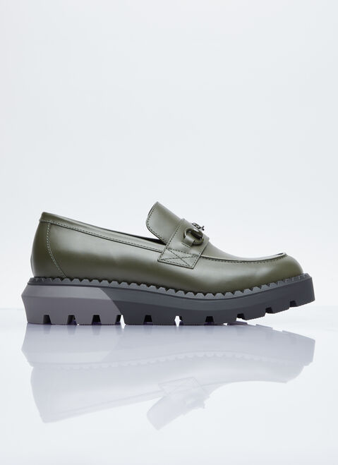 Dr. Martens Horsebit Leather Loafers Beige drm0354014