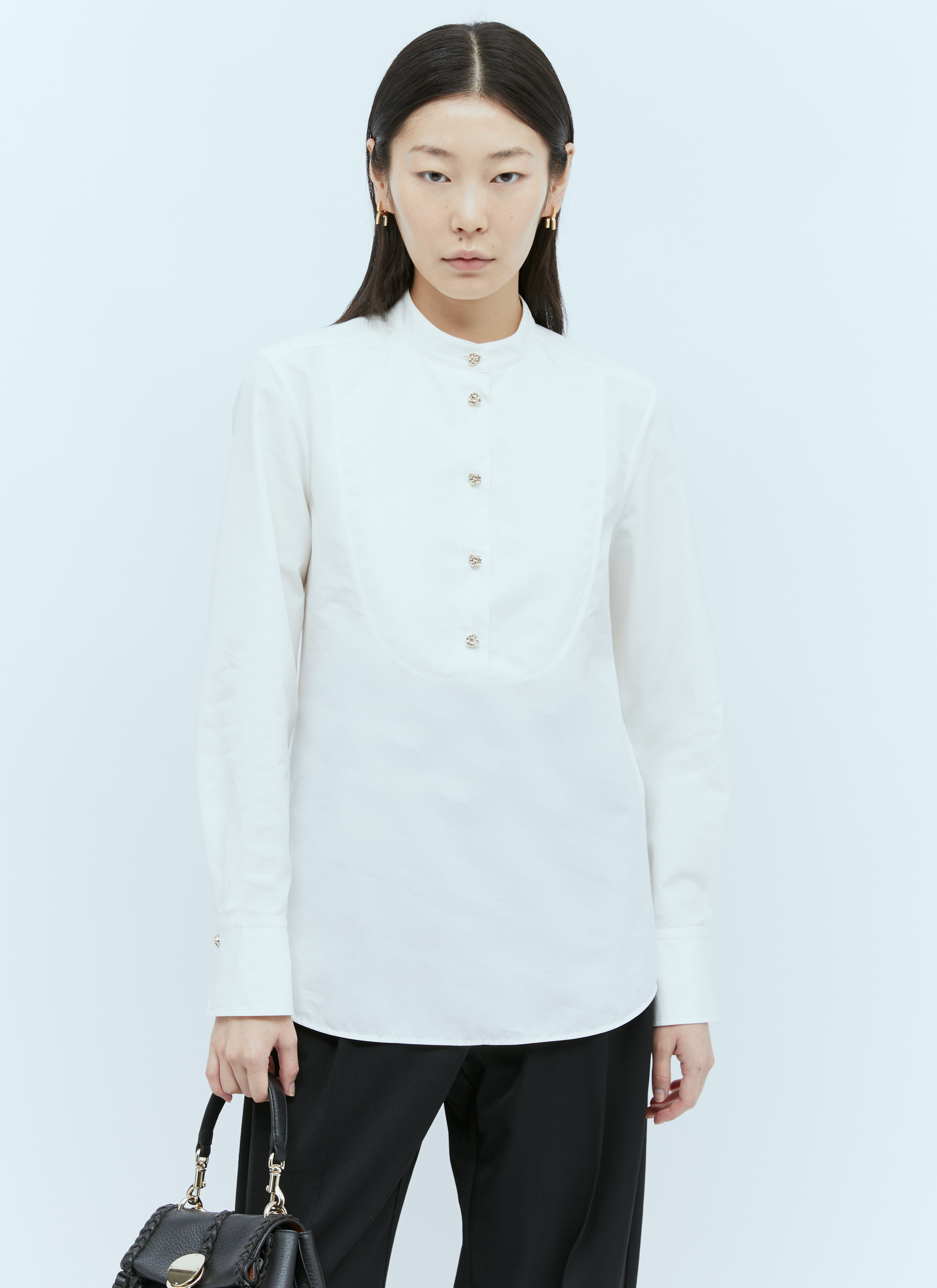 TOTEME 礼服衬衫 White tot0257032